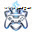 K1电竞官方Logo - 蓝色电竞火焰标志